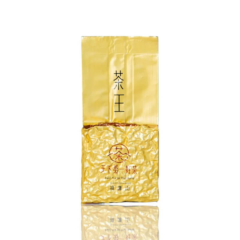 福壽山茶王金色包裝,象徵台灣高冷茶之最的高山鐵觀音