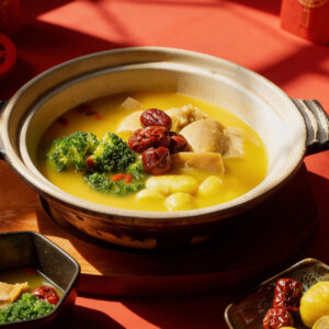 黃金板栗素雞湯(蛋奶素) 1200g ｜ 栗香濃郁、春季養生推薦 -【巧食家】