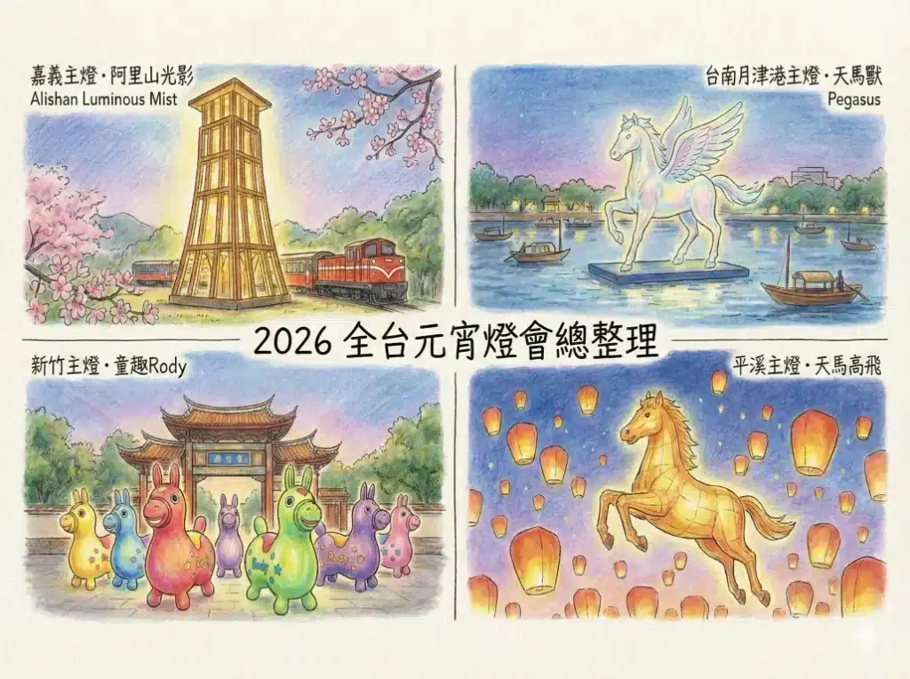 2026 台灣燈會元宵燈會總整理