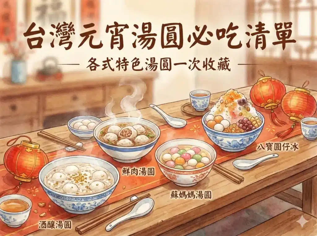 台灣元宵湯圓推薦清單