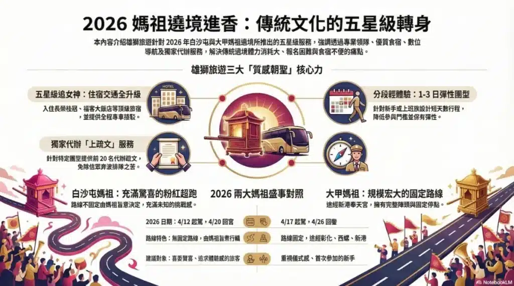2026媽祖繞境進香：傳統文化的五星級轉身