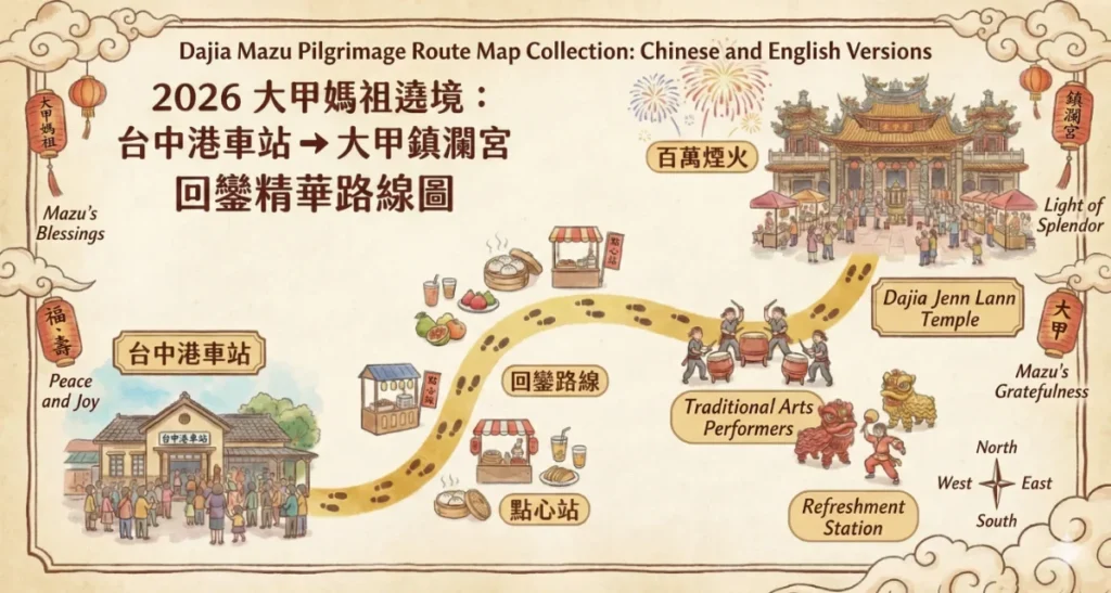 Highlights of the Dajia Mazu Pilgrimage 2026 Return Route
