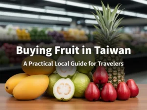 Buying Fruit in Taiwan