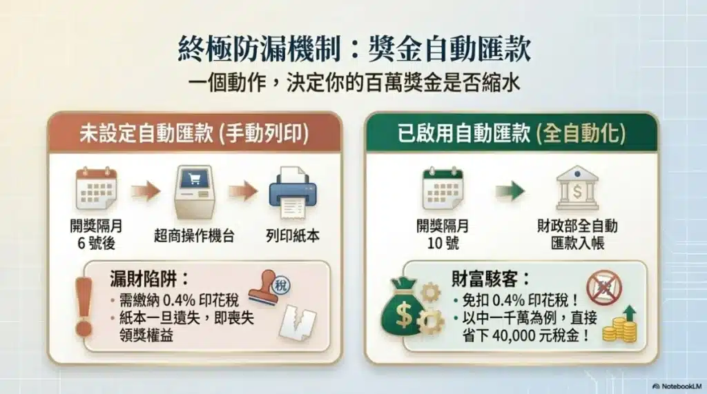 獎金自動匯款