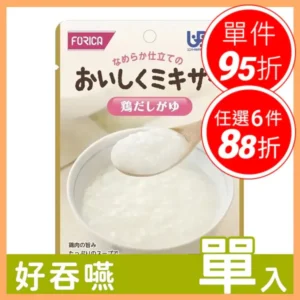 【FORICA福瑞加 – 元氣雞湯米粥】 (100g) – 日本介護食品首選，專為牙口不好設計的美味｜樂齡網