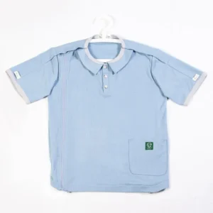 【Kcwear】易穿脫春夏休閒短袖上衣(男) – 前開式護理服推薦｜樂齡網