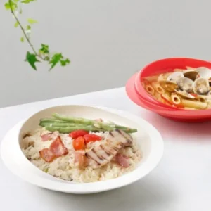 【OO生活輔具】弧形盤 (附吸盤) – 弧形防漏餐盤自主進食｜樂齡網